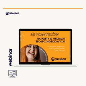 WEBINAR 35 pomysłów na posty w mediach społecznościowych, które zbierają pieniądze